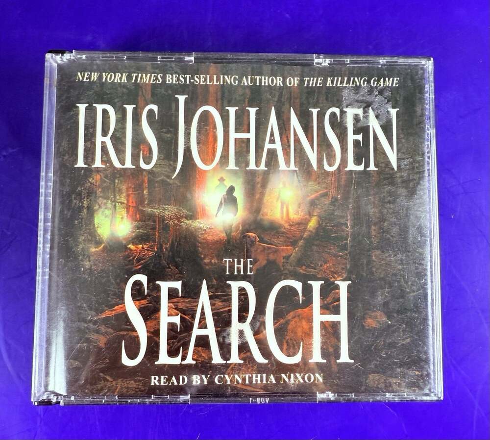 The Search Audiobook 6 CDs By Iris Johansen Read By Cynthia Nixon